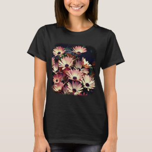 T-shirt Marguerites Africaines Roses Fleur Nature