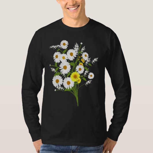 T-shirt Marguerites Daisy Spring Flower Daisy Plante Gard (Devant)