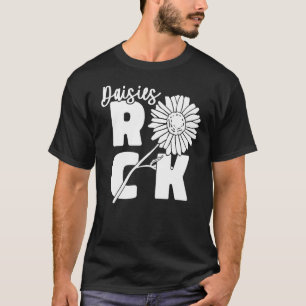 T-shirt Marguerites Rocaille Jardin Jardinier Botaniste Ja