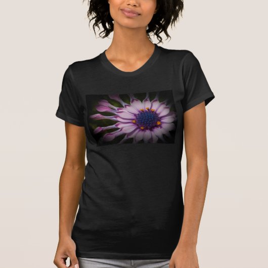 T-shirt marguerrier violet (Devant)