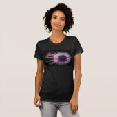 T-shirt marguerrier violet (Devant entier)