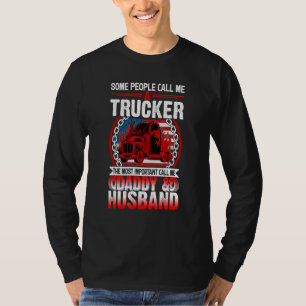 T-shirt Mari camionneur papa Conducteur de camion Camion