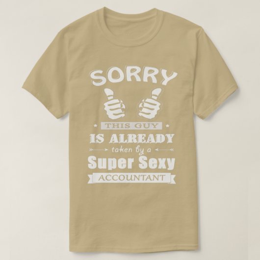 T-shirt Mari comptable (Design devant)