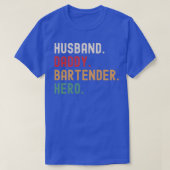 T-shirt Mari Daddy Bartender Hero (Design devant)