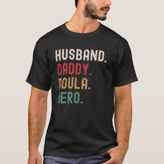 T-shirt Mari Daddy Doula Hero (Devant)
