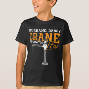 T-shirt Mari Daddy Grane Opérateur Héros Construction