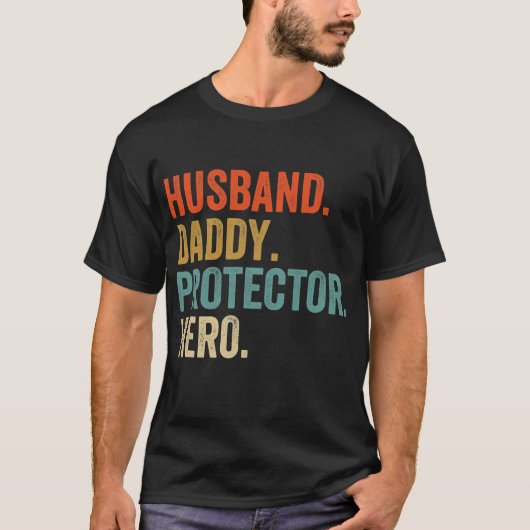 T-shirt Mari Daddy Protecteur Héros Chemise Daddy (Devant)
