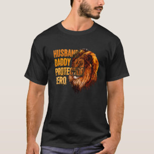 T-shirt Mari Daddy Protecteur Héros Fête des pères Lion Ki
