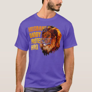 T-shirt Mari Daddy Protecteur Héros Fête des pères Lion Ki