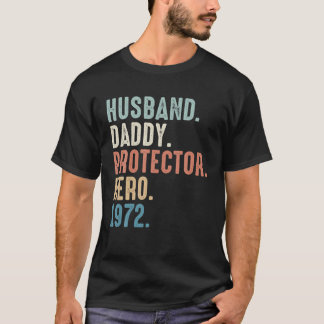 T-shirt Mari Daddy Protecteur Héros Meilleur Cadeau Papa d