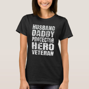 T-shirt Mari Daddy Protecteur Héros Vétérinaire Chemise Ch