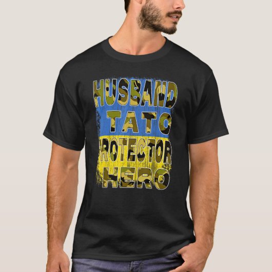 T-shirt Mari Daddy Protector Hero Husband Tato Protect (Devant)