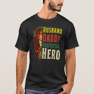 T-shirt Mari Daddy Protector Hero Pères Pour Hommes