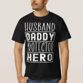 T-shirt Mari Daddy Protector Hero Vétérinaire Papa (Devant)