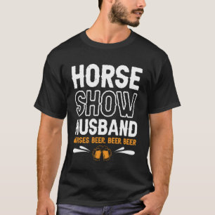 T-shirt Mari de spectacle équestre Chevaux, Bière, Bière, 