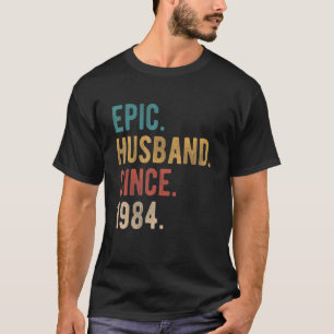 T-shirt Mari épopé depuis 1984 38e anniversaire de Mariage