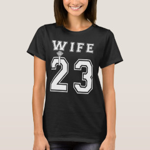T-shirt Mari Époux Correspondant 2023 Fête de Fiançailles
