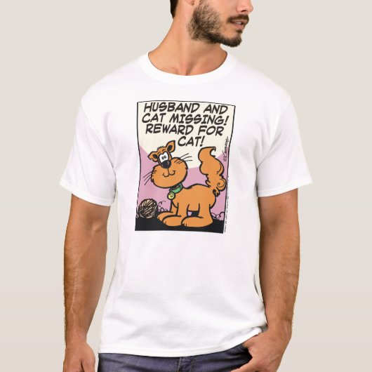T-shirt Mari et chat (Devant)