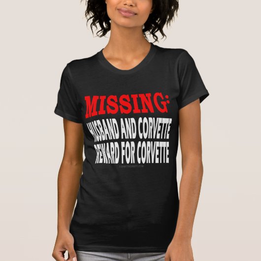 T-shirt Mari et Corvette absents : Récompense pour (Devant)