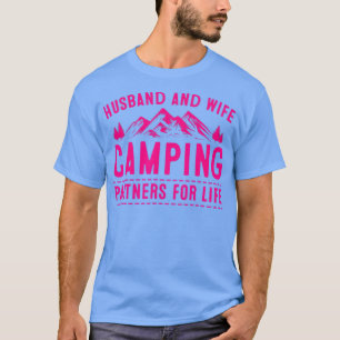 T-shirt Mari Et Femme Partenaires De Camping Pour Vie Cade