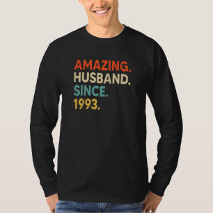T-shirt Mari Extraordinaire depuis 1993 29 ans Mariages