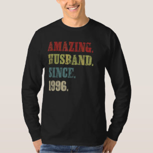T-shirt Mari Extraordinaire depuis 1996 26 ans Mariages