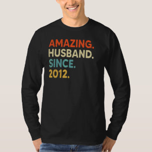 T-shirt Mari Extraordinaire depuis 2012 10 ans Mariages