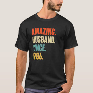 T-shirt Mari Extraordinaire vintage depuis 1986 36 Mariage
