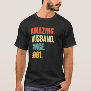 T-shirt Mari Extraordinaire vintage depuis 2001 21 Mariage