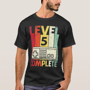 T-shirt Mari Femme Gamers Marier Anniversaire Niveau 5 Ann