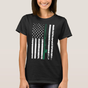 T-shirt Mari Femme patriotique usa nous drapeau vintage