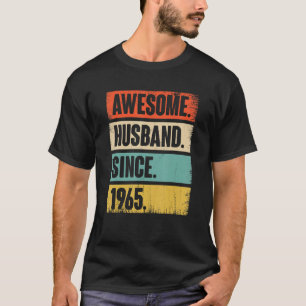 T-shirt Mari génial depuis 1965 57 Anniversaire du Mariage