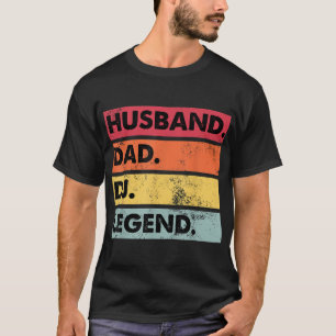 T-shirt Mari Papa DJ Legend DJ DJ DJ Disque Jockey Musique