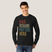 T-shirt Mari Papa Mari Potter Héros (Devant entier)