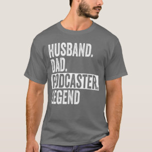 T-shirt Mari Papa Podcasteur Légende Pour Amateur de Podca