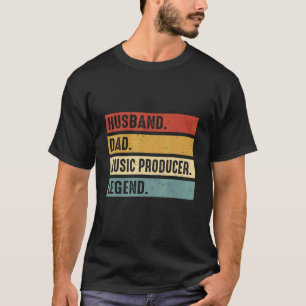 T-shirt Mari Papa Producteur De Musique Qui Crée Des Rythm