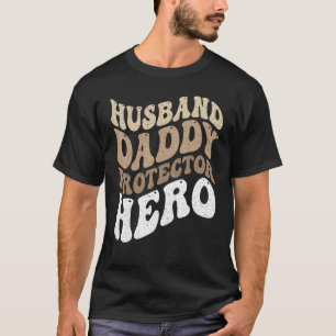 T-shirt Mari Papa Protecteur Héros 4 juillet et Papa