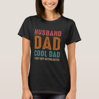 T-shirt Mari Papa Super Papa Je Continue à Devenir Encore
