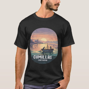 T-SHIRT MARI PÈRE LÉGENDE DE LA PÊCHE COUCHER DE SOLEIL VI