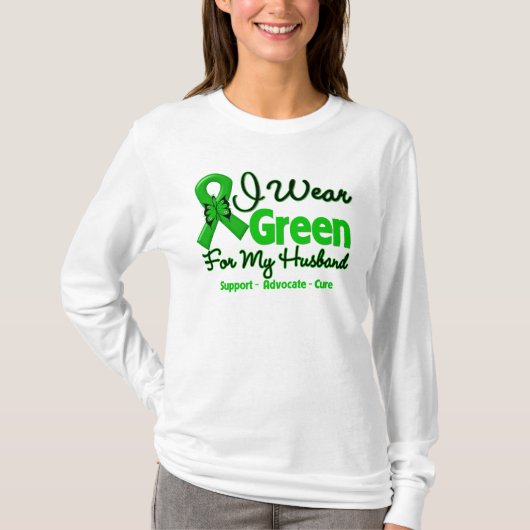 T-shirt Mari - ruban vert de conscience (Devant)
