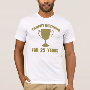 T-shirt Mari Trophée Pour 25 Ans