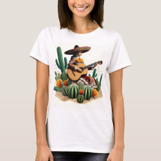 T-shirt Mariachi Muse : Guitariste féminine