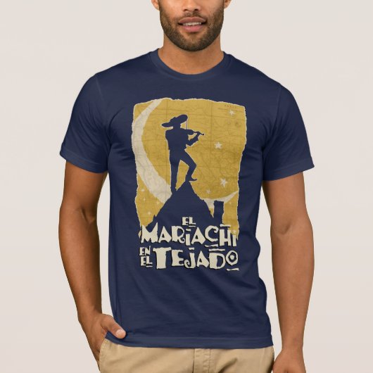 T-shirt Mariachi sur le toit (Devant)