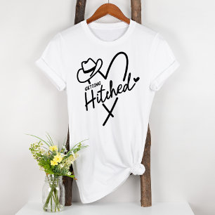 T-shirt Mariage Amusant Cœur Fiancée