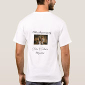 T-shirt Mariage Anniversaire ajouter nom année image texte (Dos)