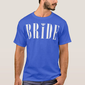 T-shirt Mariage branché de la mariée Diamond Tet