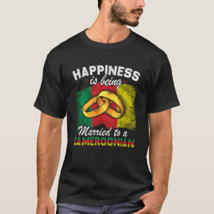 T-shirt Mariage camerounais Cameroun Marié Drapeau Marié M