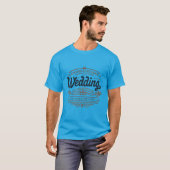 T-shirt mariage de base des hommes (Devant entier)