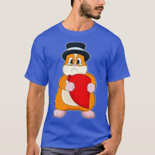 T-shirt Mariage de coeur Hamster Groom