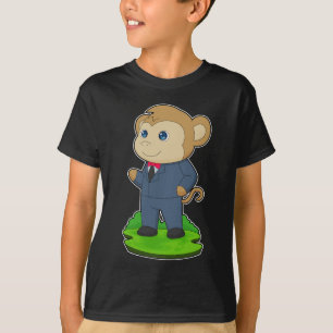 T-shirt Mariage de costume de chambre de singe